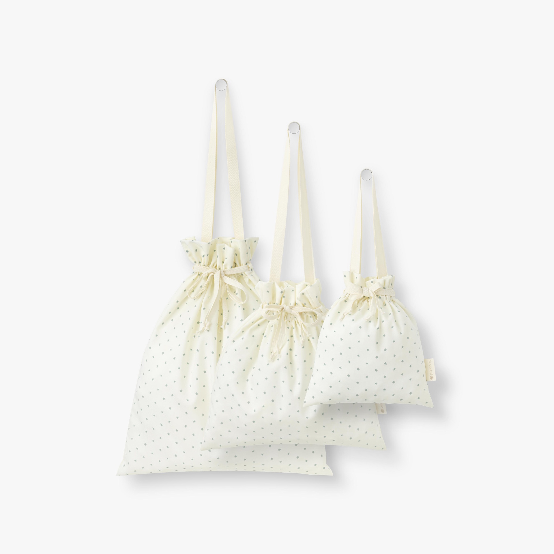 Saco de Tecido com Alças Estrelas